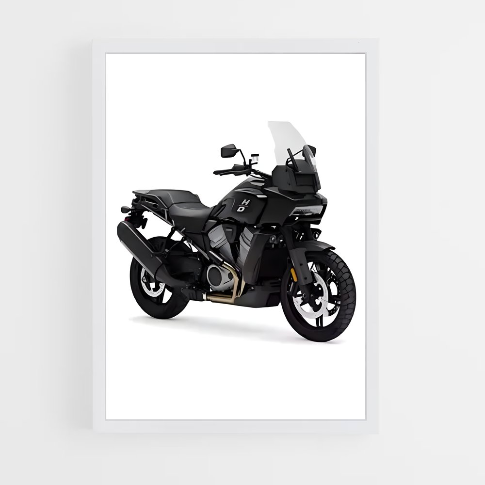 Poster Pan America Noir – affiche Harley-Davidson (vue 3)